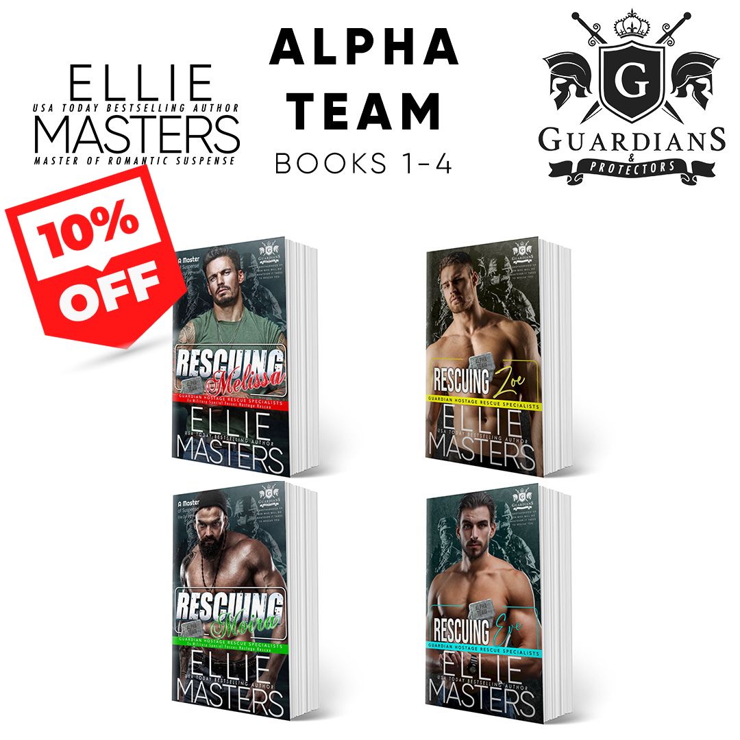 Guardian Hostage Rescue Specialists, ALPHA Team, books 1-4 (PAPERBACK BUNDLE)