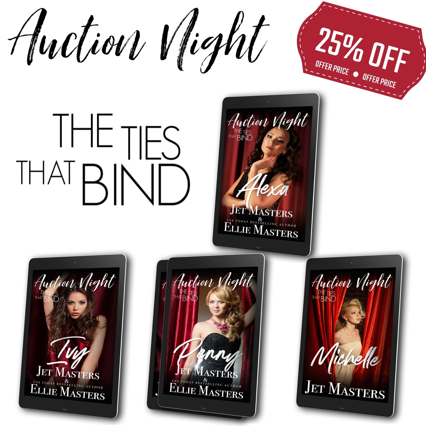 Auction Night: The Ties that Bind 4 Novella EBOOK Bundle