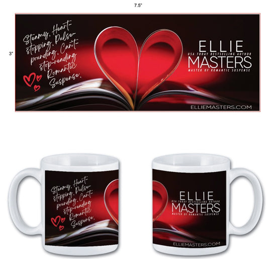 White Ellie Masters Logo Mug